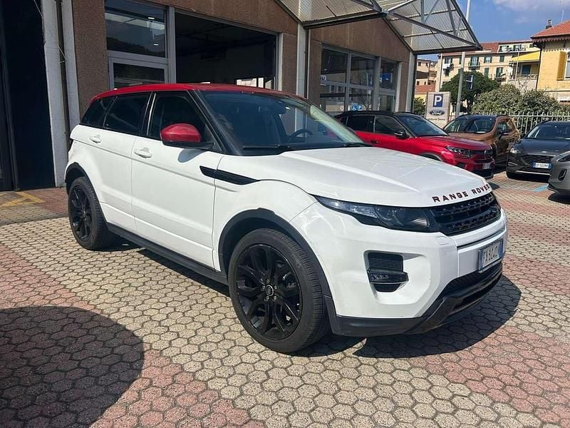 Usata Land Rover Range Rover evoque 190 CV (139 kW) 2015 Bianco tetto bordeaux SUV