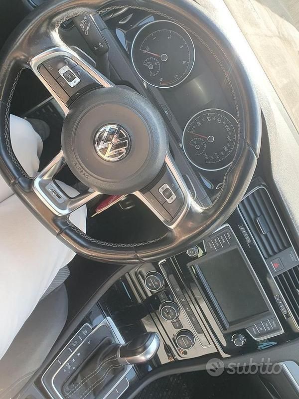 Usata VW Golf VII R-line 110 CV (80 kW) 2016 Grigio Berlina