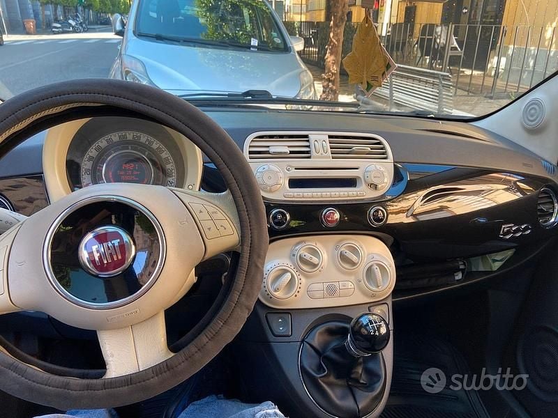 Usata Fiat 500 69 CV (50 kW) 2008 Nero Coupé