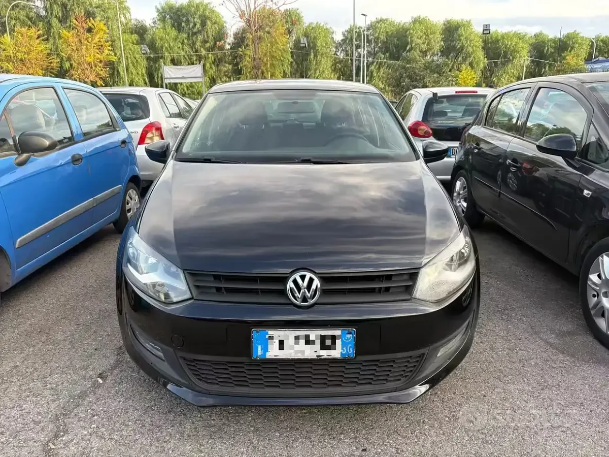 Usata VW Polo Comfortline 75 CV (55 kW) 2009 Nero Utilitaria