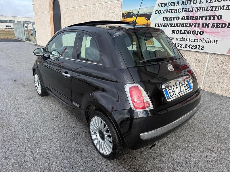 Usata Fiat 500 Lounge 95 CV (69 kW) 2011 Grigio Berlina