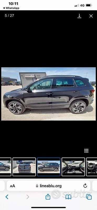 Usata Skoda Karoq 116 CV (85 kW) 2022 Nero SUV