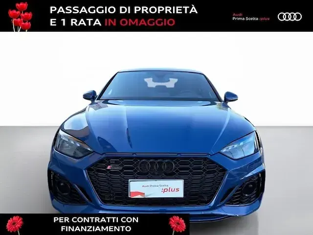 Usata Audi RS5 Sportback Ambiente 450 CV (330 kW) 2024 Blu ascari metallizzato Coupé
