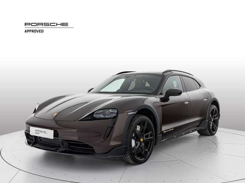 Usata Porsche Taycan Turbo Cross Turismo 459 kW (625 CV) 2022 Marrone Berlina