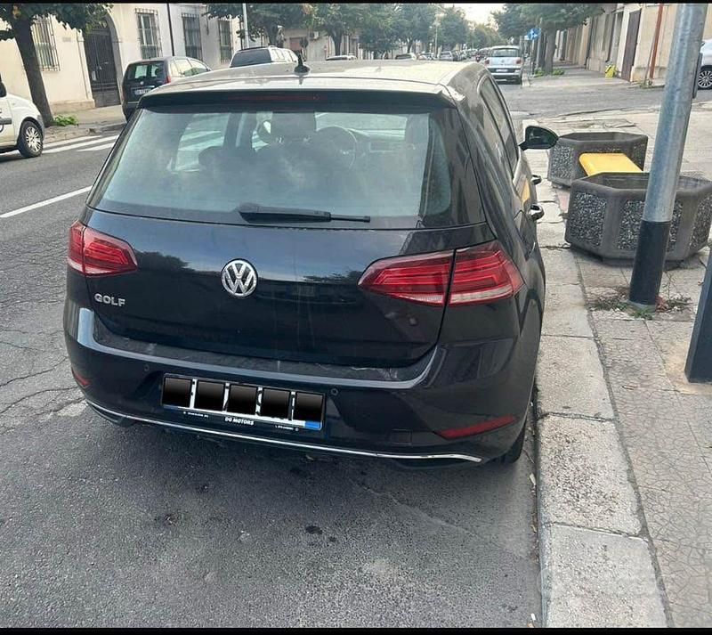 Usata VW Golf VII 115 CV (84 kW) 2019 Nero Berlina