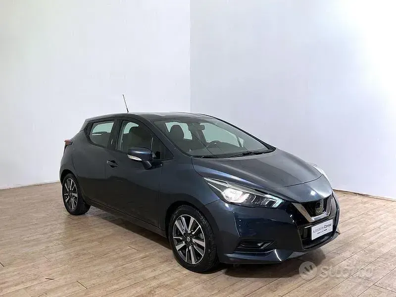 Usata Nissan Micra Acenta 90 CV (66 kW) 2018 Grigio Utilitaria