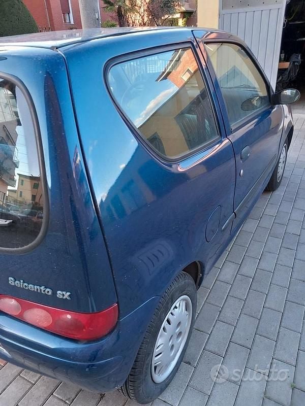 Usata Fiat Seicento 2001 Blu Utilitaria