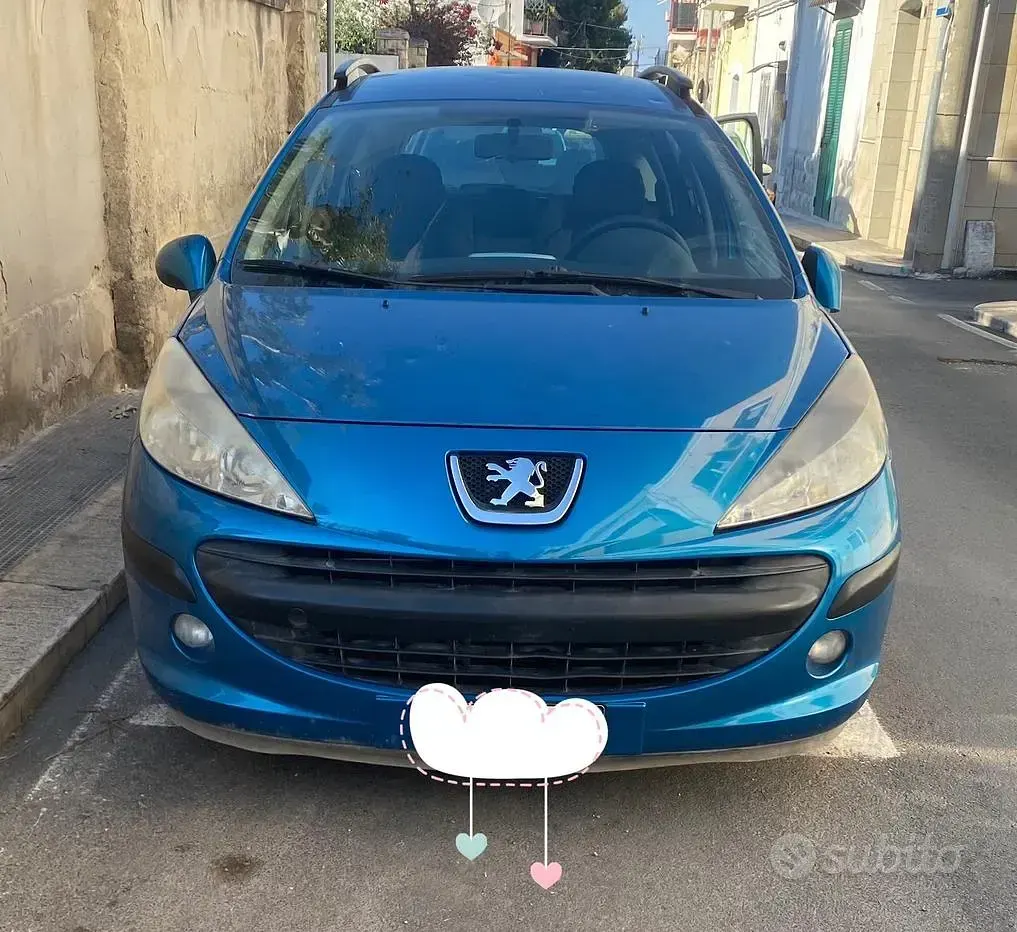 Usata Peugeot 207 88 CV (64 kW) 2009 Bluazzurro Station wagon
