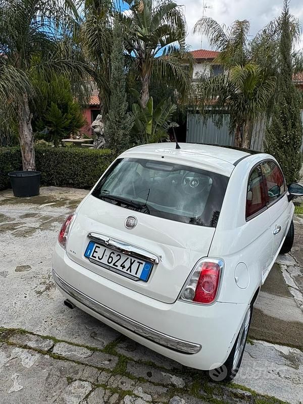 Usata Fiat 500 95 CV (69 kW) 2012 Bianco Utilitaria
