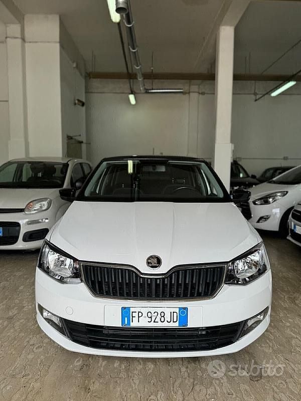 Usata Skoda Fabia 70 CV (51 kW) 2018 Bianco Berlina