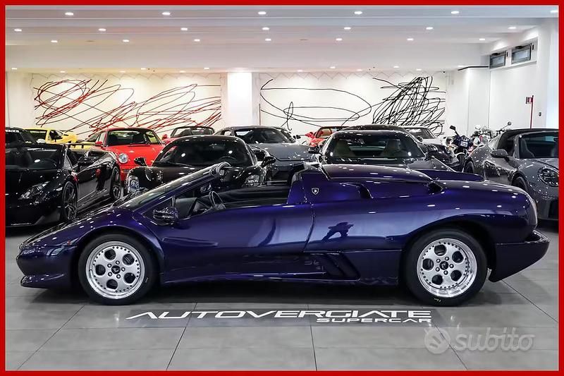 Usata Lamborghini Diablo 530 CV (389 kW) 1998 Blu Cabrio