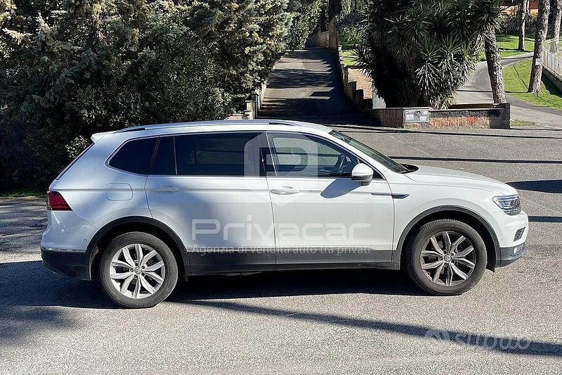 Usata VW Tiguan Allspace Advance 150 CV (110 kW) 2019 Bianco SUV