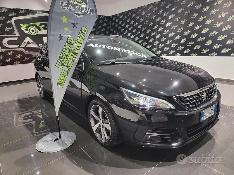 Usata Peugeot 308 Allure 120 CV (88 kW) 2017 Nero Berlina