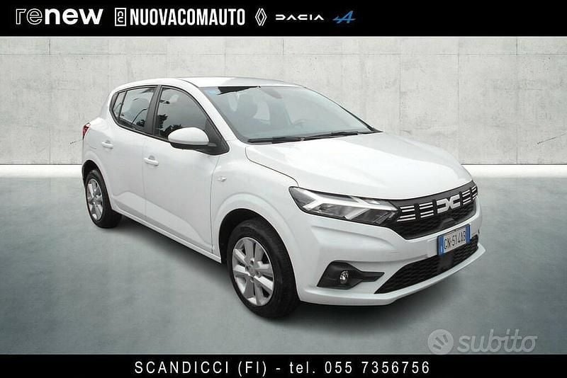 Usata Dacia Sandero Expression 101 CV (74 kW) 2023 Bianco Berlina
