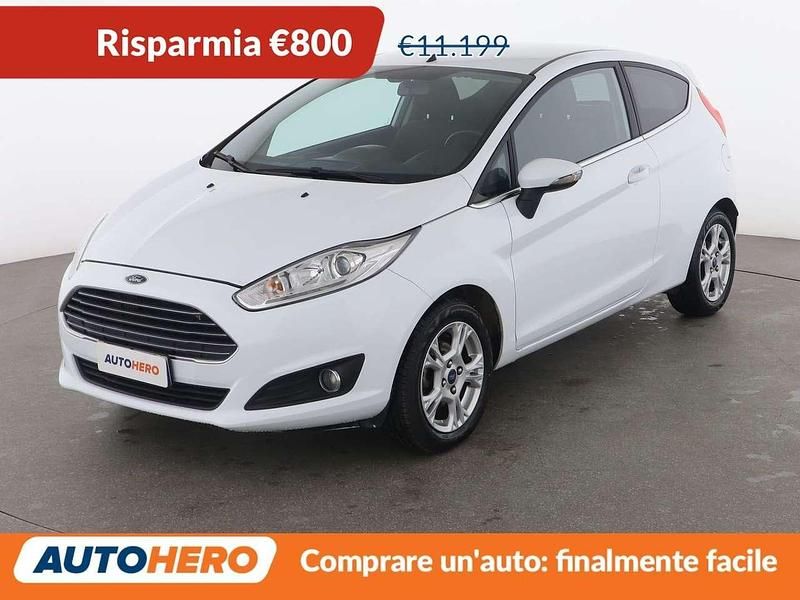Usata Ford Fiesta Titanium 75 CV (55 kW) 2017 Bianco Utilitaria