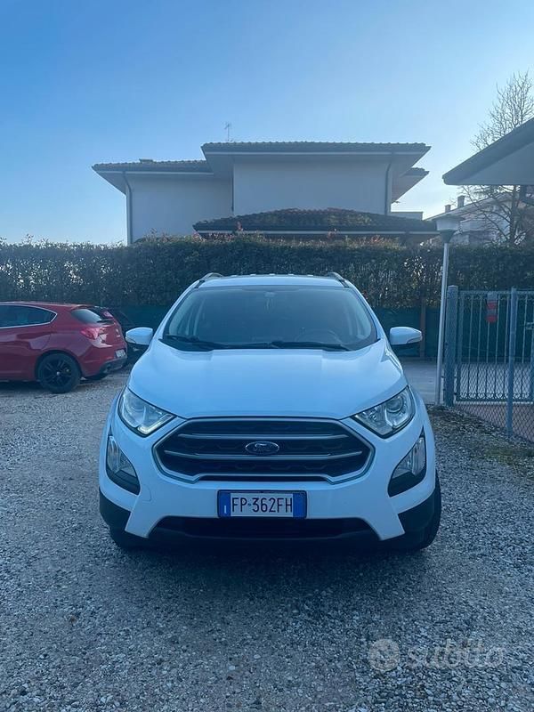 Usata Ford Ecosport S 125 CV (91 kW) 2018 Bianco SUV