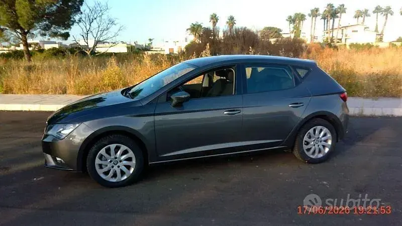 Usata Seat Leon Style 116 CV (85 kW) 2016 Grigio Berlina