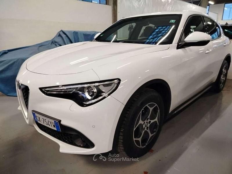 Bianco Usata 2022 Alfa Romeo Stelvio Business SUV | 21.950 € (Super prezzo) - Immagine 1/4