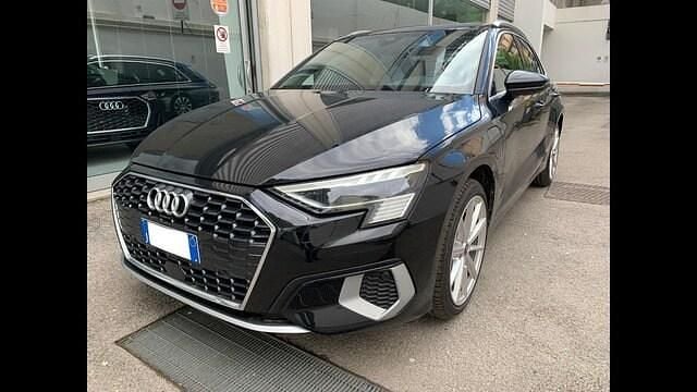 Nero mythos metallizzato Usata 2021 Audi A3 Advanced Plus | 38.500 € - Immagine 1/4