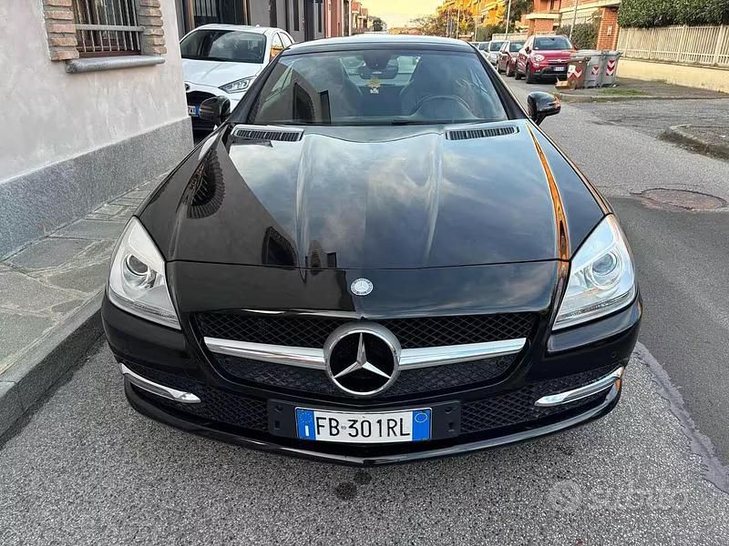 Usata Mercedes SLK200 184 CV (135 kW) 2015 Nero Cabrio