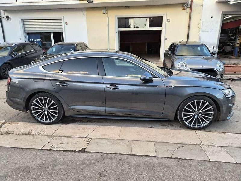 Usata Audi A5 Sportback Sport 170 CV (125 kW) 2018 Grigio Utilitaria