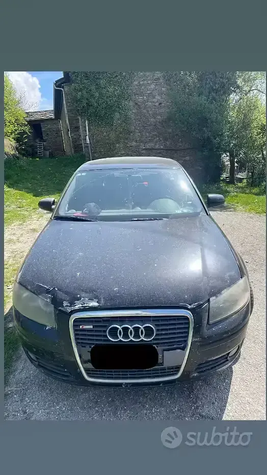 Usado Audi A3 140 CV (102 kW) 2007 Negro Utilitario