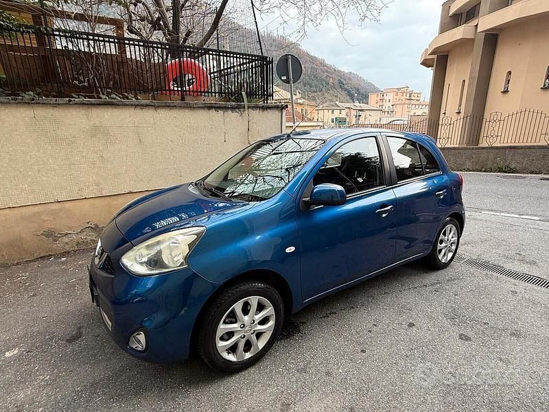 Usata Nissan Micra Acenta 80 CV (58 kW) 2013 Blu Utilitaria