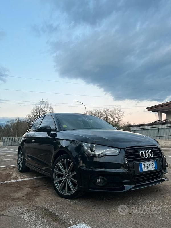Usata Audi A1 S-Line 90 CV (66 kW) 2013 Nero Utilitaria