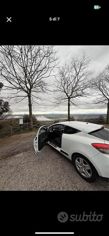 Usata Renault Mégane Coupé 110 CV (80 kW) 2011 Bianco Coupé