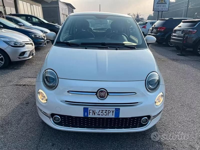 Usata Fiat 500 Lounge 95 CV (69 kW) 2018 Bianco Berlina