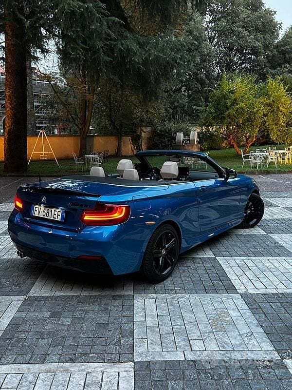 Usata BMW 228 M Sport 245 CV (180 kW) 2015 Blu Cabrio