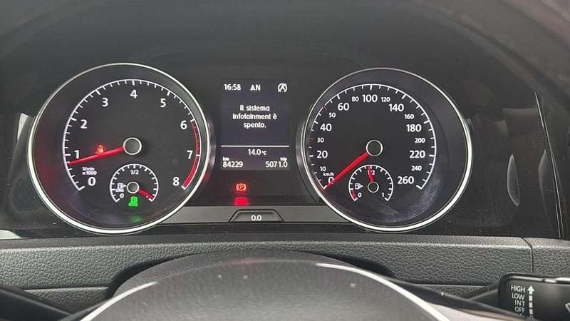 Usata VW Golf VII Highline 110 CV (80 kW) 2017 Nero Berlina