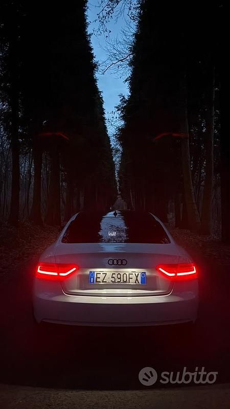 Usata Audi A5 S-Line 245 CV (180 kW) 2015 Bianco Coupé
