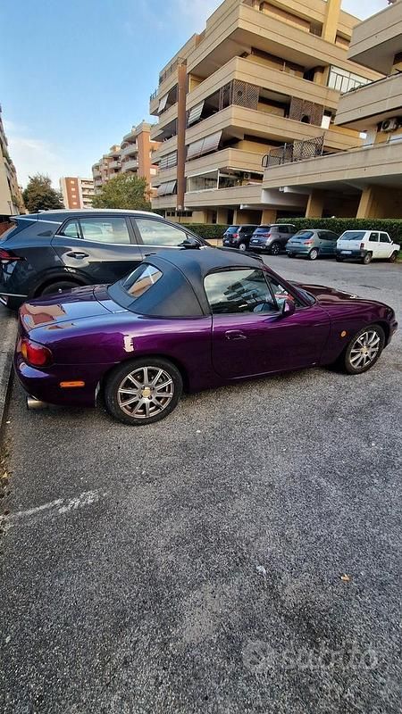Usata Mazda MX5 110 CV (80 kW) 1999 Blu Cabrio