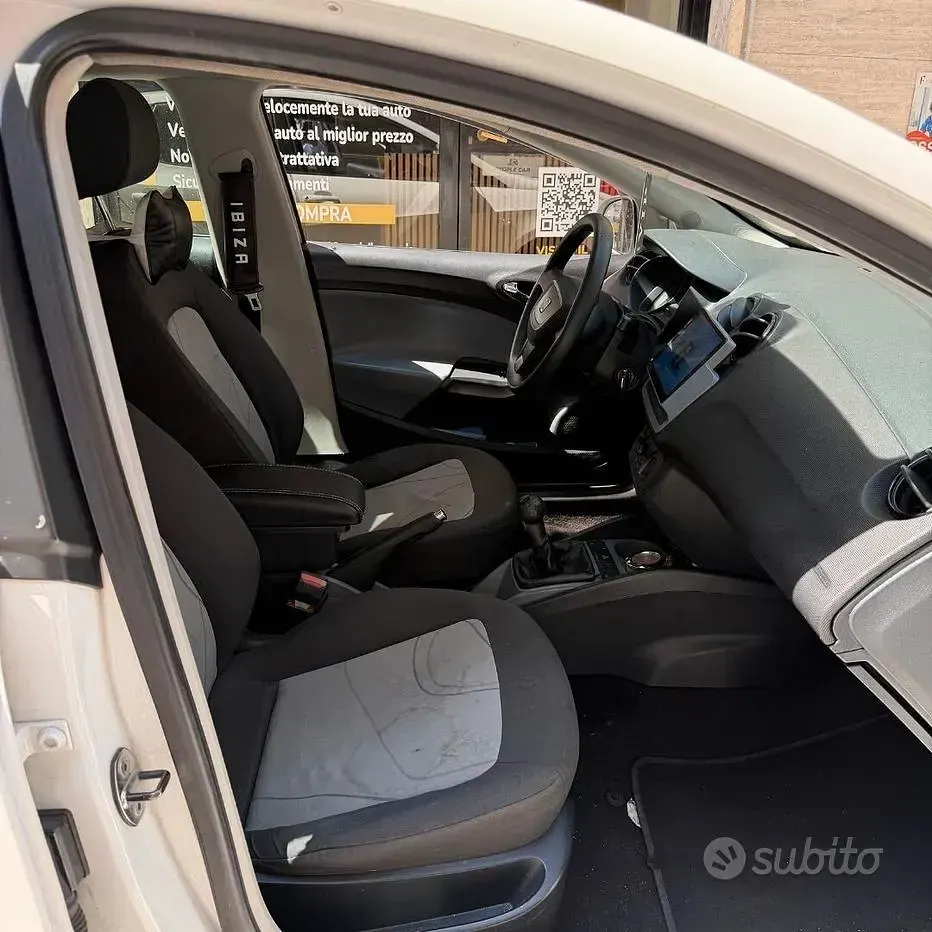 Usata Seat Ibiza Style 75 CV (55 kW) 2013 Bianco Berlina