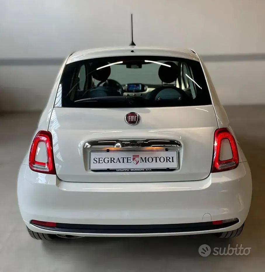 Usata Fiat 500 Pop 69 CV (50 kW) 2019 Bianco Utilitaria