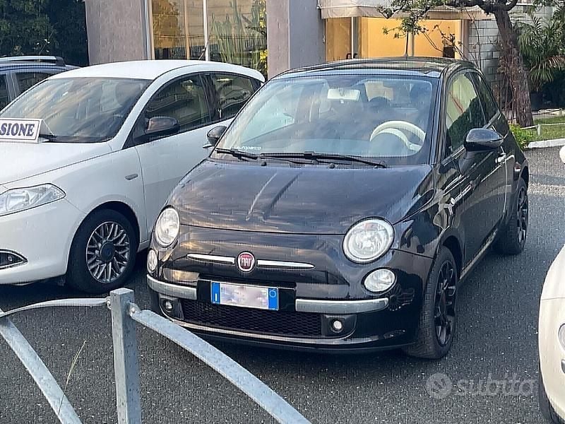 Usata Fiat 500 69 CV (50 kW) 2009 Nero Cabrio
