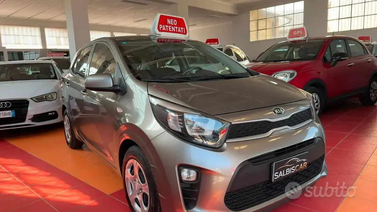 Usata Kia Picanto City 65 CV (47 kW) 2019 Grigio Utilitaria