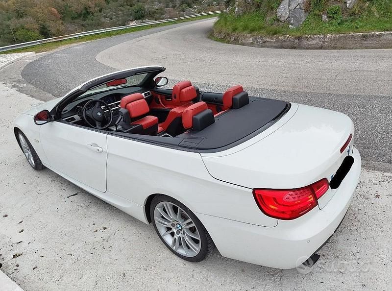 Usata BMW 320 Cabriolet M Sport 204 CV (150 kW) 2010 Bianco Cabrio