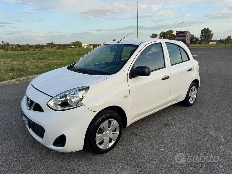 Usata Nissan Micra Visia 80 CV (58 kW) 2015 Bianco Utilitaria