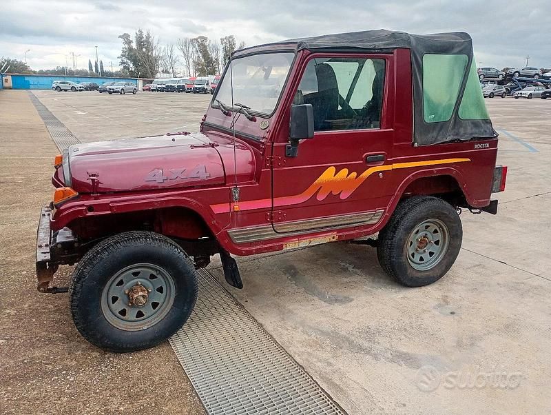 Usata Asia Motors Rocsta 1995 Rosso Utilitaria