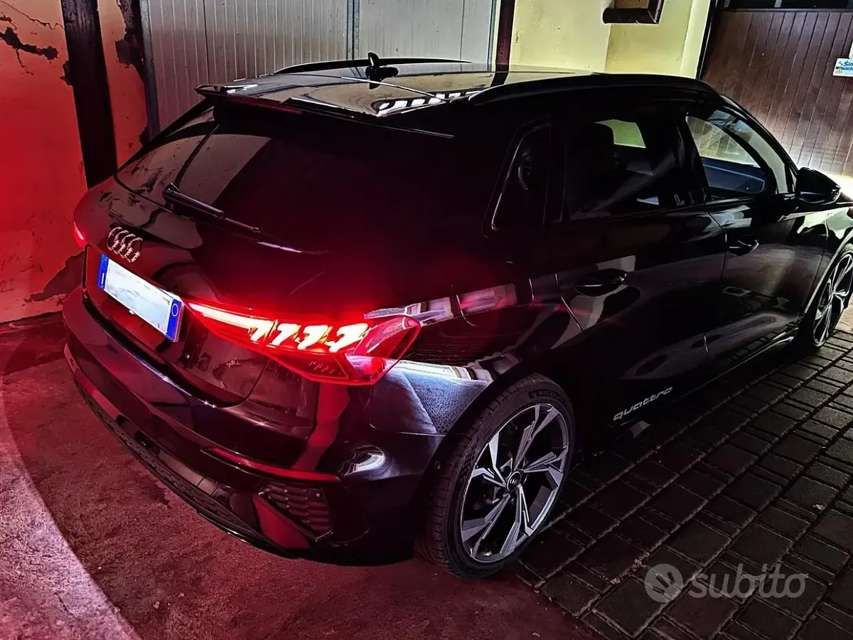 Brugt Audi A3 S-Line 150 HK (110 kW) 2024 Sort Sedan
