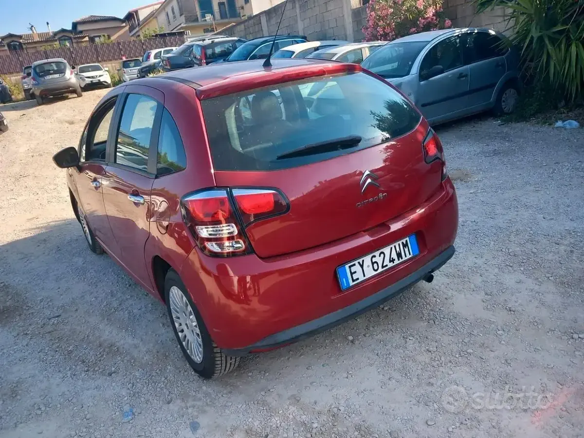 Usata Citroën C3 PureTech 82 CV (60 kW) 2015 Rosso Berlina