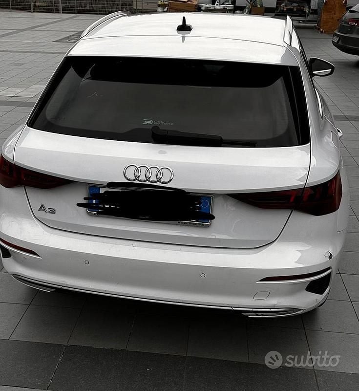Usata Audi A3 150 CV (110 kW) 2023 Bianco Berlina