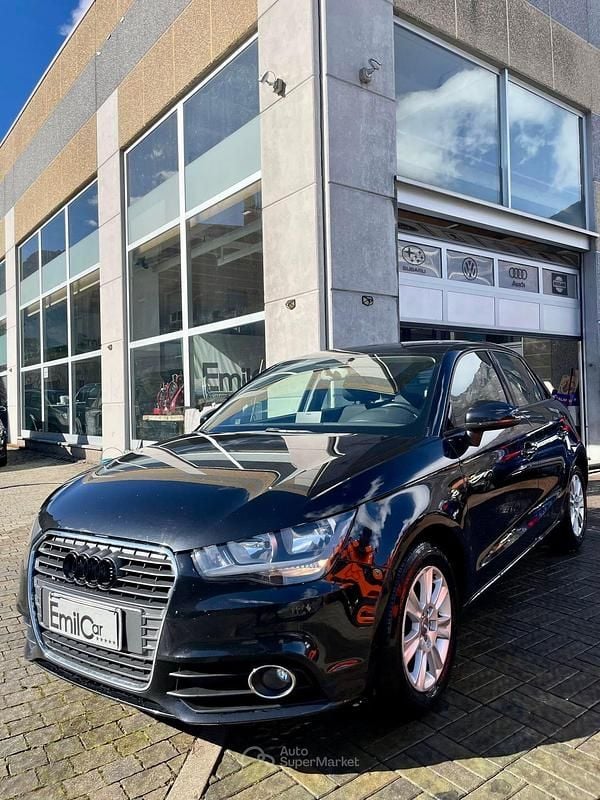 Usata Audi A1 Sportback 90 CV (66 kW) 2013 Nero Utilitaria