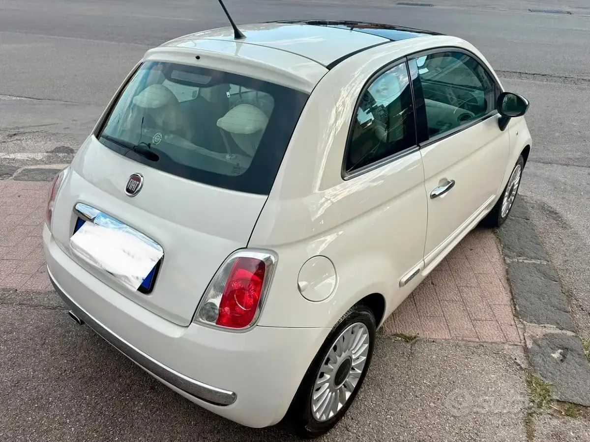 Usata Fiat 500 Lounge 80 CV (58 kW) 2018 Bianco Berlina