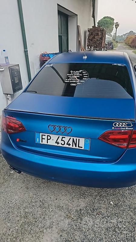 Usata Audi A4 S-Line 136 CV (100 kW) 2010 Blu Berlina