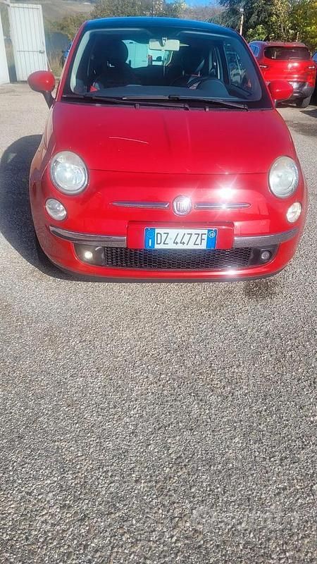 Usata Fiat 500 69 CV (50 kW) 2010 Rosso Utilitaria