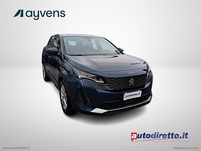 Usata Peugeot 3008 S 131 CV (96 kW) 2021 Blu SUV