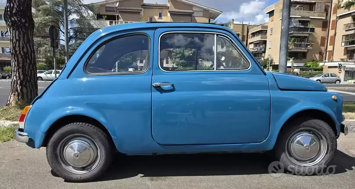 Usata Fiat 500 1970 Blu Utilitaria